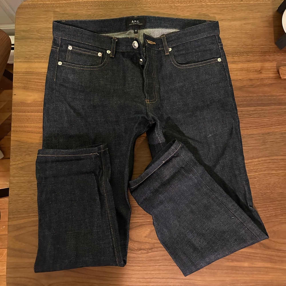 APC Petite New Standard Raw Indigo Jeans